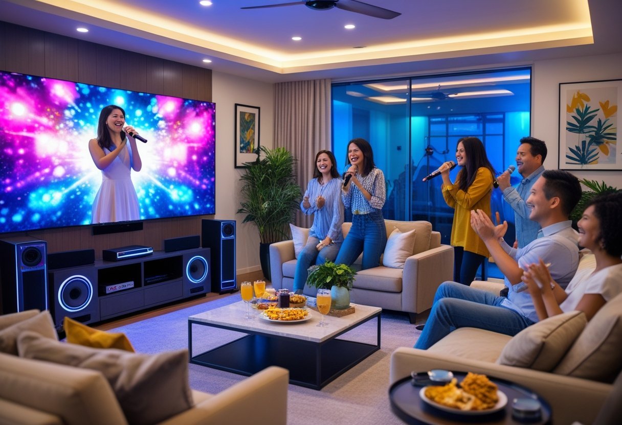 One-Stop Home Theater Karaoke Solution One-Stop Home Theater Karaoke Solution